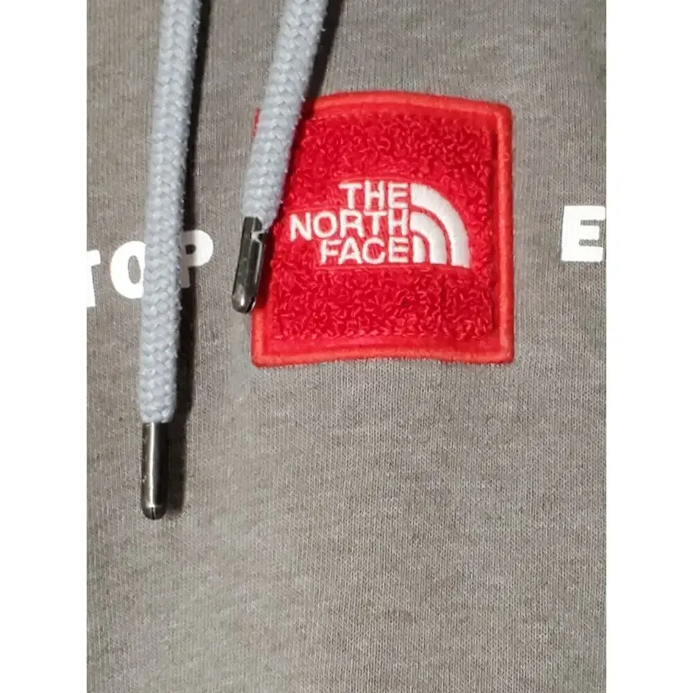 The North Face Mens Medium Hoodie Gray “Never Stop Exploring” Pullover F21 A3Y9J